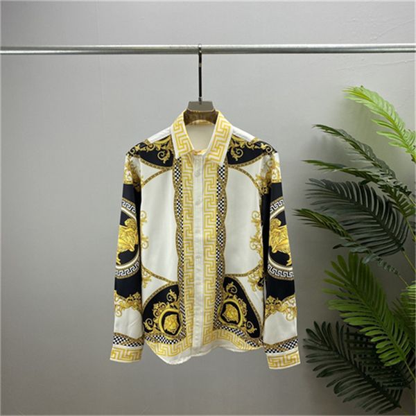 2022 luxurys designers dress shirt menswear fashion society black men solid color business casual long sleeve -xxxl #84, White;black
2022 luxurys designers dress shirt menswear fashion society black men solid color business casual long sleeve -xxxl #84, White;black