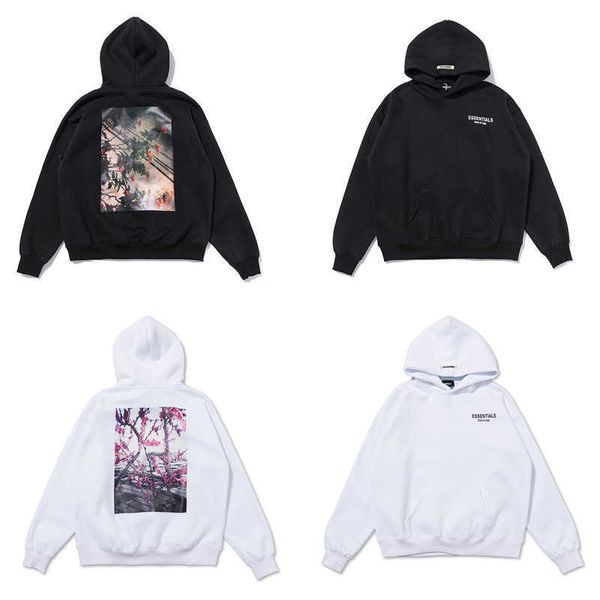 men's hoodies autumn and winter high street flower sweater for men and women hooded ess double line hoodie loose fashion, Black
men's hoodies autumn and winter high street flower sweater for men and women hooded ess double line hoodie loose fashion, Black