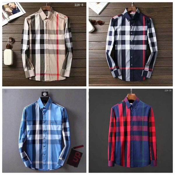 2023 designer men's dress shirt luxury slim silk t-shirt short sleeve casual business wear plaid pattern brand 19 color asia size -3xl, White;black
2023 designer men's dress shirt luxury slim silk t-shirt short sleeve casual business wear plaid pattern brand 19 color asia size -3xl, White;black