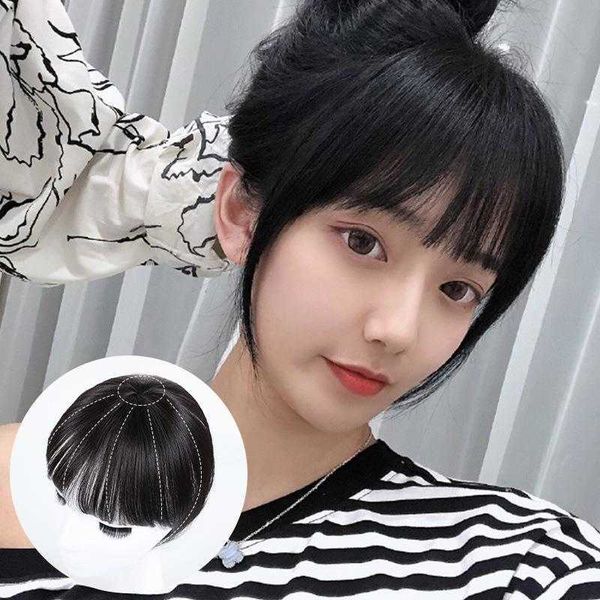 set womens air hair french style bangs eight character natural face repair one, Black;brown
set womens air hair french style bangs eight character natural face repair one, Black;brown