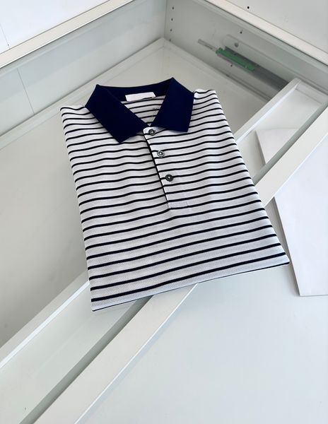 2023 new men's striped polos luxury brand designer spring/summer new casual business short sleeve top, White;black
2023 new men's striped polos luxury brand designer spring/summer new casual business short sleeve top, White;black