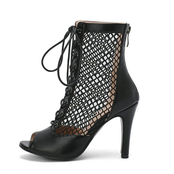 sandals new fashion ladies jazz dancing shoes thin heels peep toe air mesh zipper sandals summer womens plus size 47, Black
sandals new fashion ladies jazz dancing shoes thin heels peep toe air mesh zipper sandals summer womens plus size 47, Black