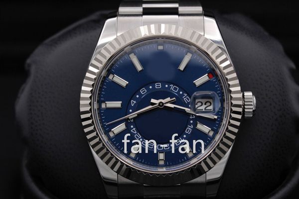 new factory watch 9001 42mm sky dweller 326934 stainless steel - white gold fluted bezel, Slivery;brown
new factory watch 9001 42mm sky dweller 326934 stainless steel - white gold fluted bezel, Slivery;brown