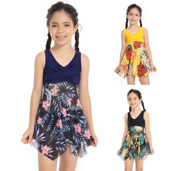 2023 new fashion children's swimwear tropical style swimdress beach dress, White;black
2023 new fashion children's swimwear tropical style swimdress beach dress, White;black