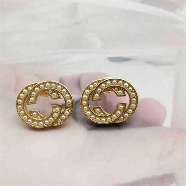 2023 designer new gujia simple fashion pearl earrings double versatile minority temperament advanced sense small women, Golden
2023 designer new gujia simple fashion pearl earrings double versatile minority temperament advanced sense small women, Golden