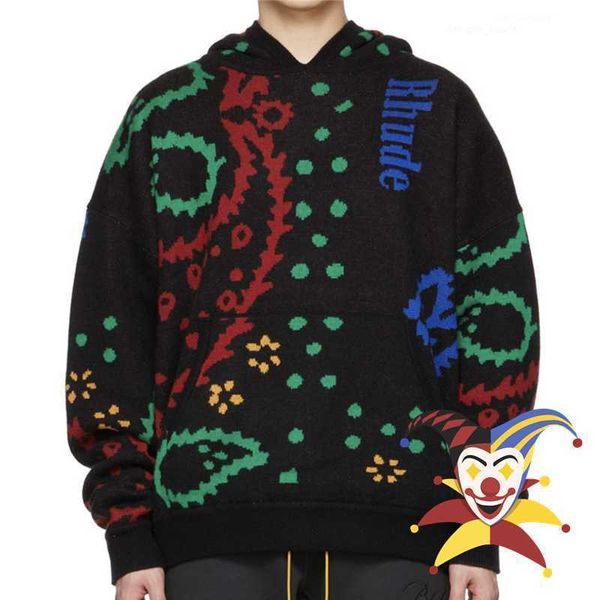 rhude cashew jacquard sweater pullover men women 1 1 vintage rhude knitted hoodie hooded, White;black
rhude cashew jacquard sweater pullover men women 1 1 vintage rhude knitted hoodie hooded, White;black