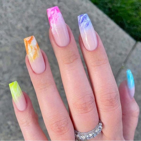 false nails halo dyed rainbow long ballet wearing armor false nail gradual patch multicolor coffin removable 230318, Red;gold
false nails halo dyed rainbow long ballet wearing armor false nail gradual patch multicolor coffin removable 230318, Red;gold