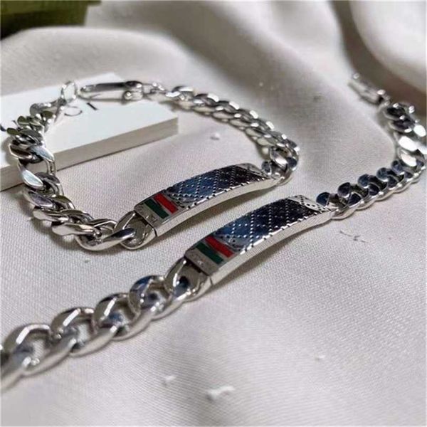 2023 designer new fashion jewelry 925 silver thick old ghost foreign style letter men's and women's bracelets, Black
2023 designer new fashion jewelry 925 silver thick old ghost foreign style letter men's and women's bracelets, Black