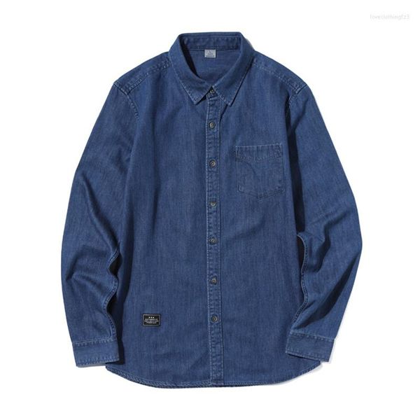 casual shirts men's classic brand denim autumn business cotton male japanese tooling jean jacket, White;black
casual shirts men's classic brand denim autumn business cotton male japanese tooling jean jacket, White;black