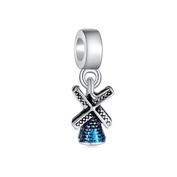 fit pandora charm bracelet european blue enamel windmill silver charms beads diy snake chain for women bangle necklace jewelry, Black
fit pandora charm bracelet european blue enamel windmill silver charms beads diy snake chain for women bangle necklace jewelry, Black