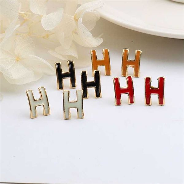 2023 designer new h letter s925 silver needle female korean personality net red temperament versatile short sweet learning earrings, Golden
2023 designer new h letter s925 silver needle female korean personality net red temperament versatile short sweet learning earrings, Golden