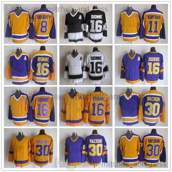 movie vintage hockey jersey retro ccm embroidery 16 marcel dionne jersey 30 rogatien vachon 11 anze kopitar 8 drew doughty jerseys, Black;red
movie vintage hockey jersey retro ccm embroidery 16 marcel dionne jersey 30 rogatien vachon 11 anze kopitar 8 drew doughty jerseys, Black;red