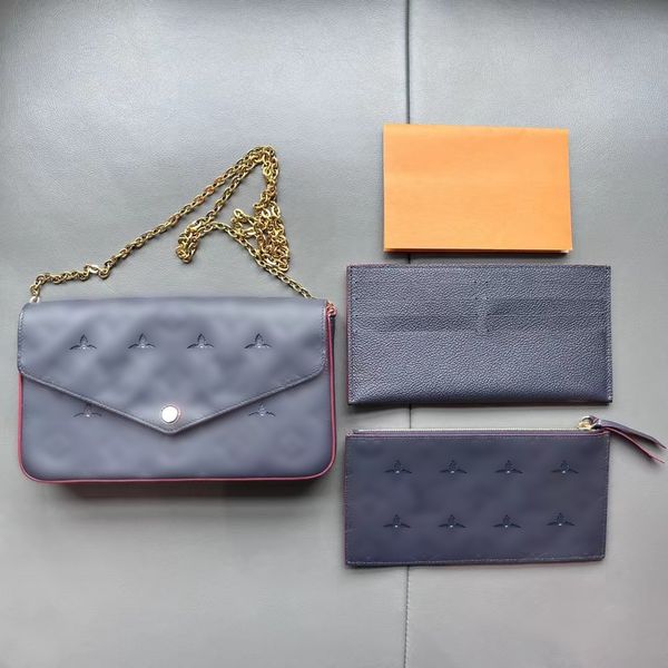 felicie multi 3 piece pochette chain bags women m61276 messenger envelope bag luxury designer purse handbag brown flower cross body shoulder
felicie multi 3 piece pochette chain bags women m61276 messenger envelope bag luxury designer purse handbag brown flower cross body shoulder