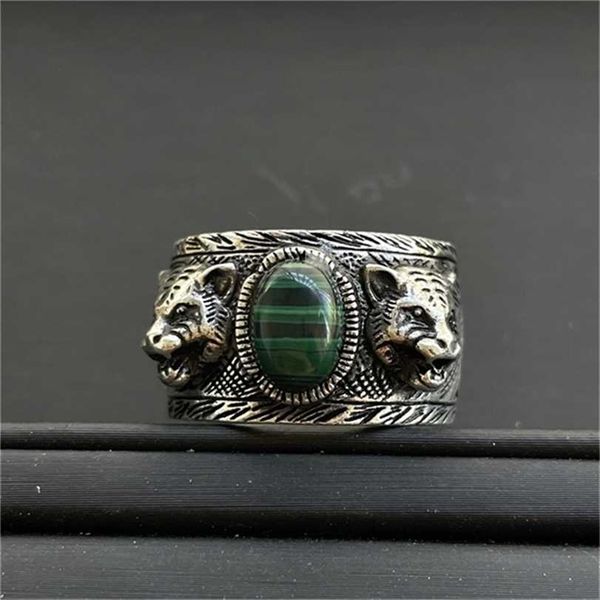2023 designer new fashion jewelry s925 silver garden carved old pattern inlaid with resin double tiger head wide edition men's and wome
2023 designer new fashion jewelry s925 silver garden carved old pattern inlaid with resin double tiger head wide edition men's and wome