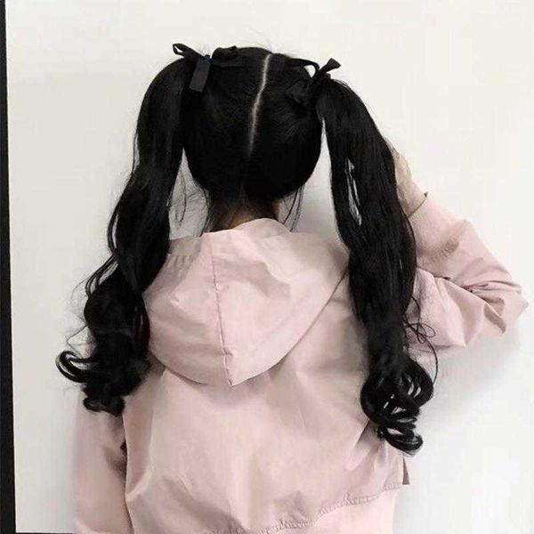 kuaishou internet anchor wig fiber ponytail long curly hair bandage breathable, Black
kuaishou internet anchor wig fiber ponytail long curly hair bandage breathable, Black