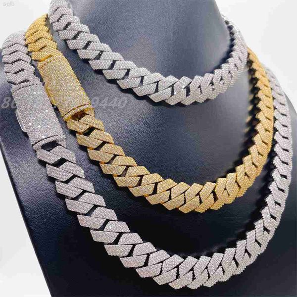 15mm width moissanite 925 diamond chain cuban rose gold hip hop jewelry 925 cuban link chain moissanite cuban chain, Silver
15mm width moissanite 925 diamond chain cuban rose gold hip hop jewelry 925 cuban link chain moissanite cuban chain, Silver