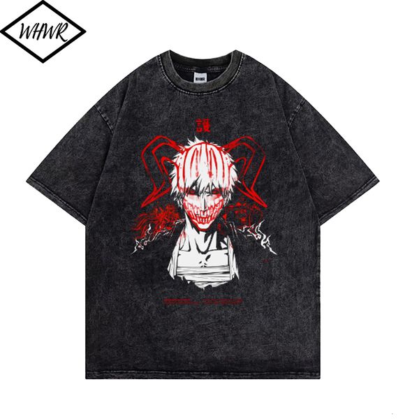 mens tshirts harajuku retro wash bleach anime horns printed tshirts hip hop t shirt streetwear casual tees y2k clothes 230317, White;black
mens tshirts harajuku retro wash bleach anime horns printed tshirts hip hop t shirt streetwear casual tees y2k clothes 230317, White;black