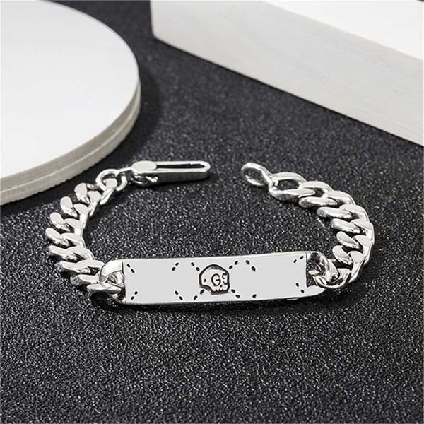 2023 designer new fashion jewelry antique s925 sterling silver elf skull bracelet for men and women, Black
2023 designer new fashion jewelry antique s925 sterling silver elf skull bracelet for men and women, Black