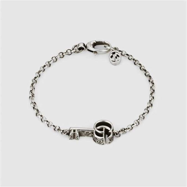 2023 designer new jewelry same old family double key bracelet men's and women's hip hop fashion, Black
2023 designer new jewelry same old family double key bracelet men's and women's hip hop fashion, Black
