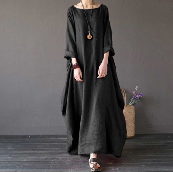 women dress 5xl original vintage loose cotton linen dress for female summer long gown robe dresses plus size large size dresses, Black;gray
women dress 5xl original vintage loose cotton linen dress for female summer long gown robe dresses plus size large size dresses, Black;gray