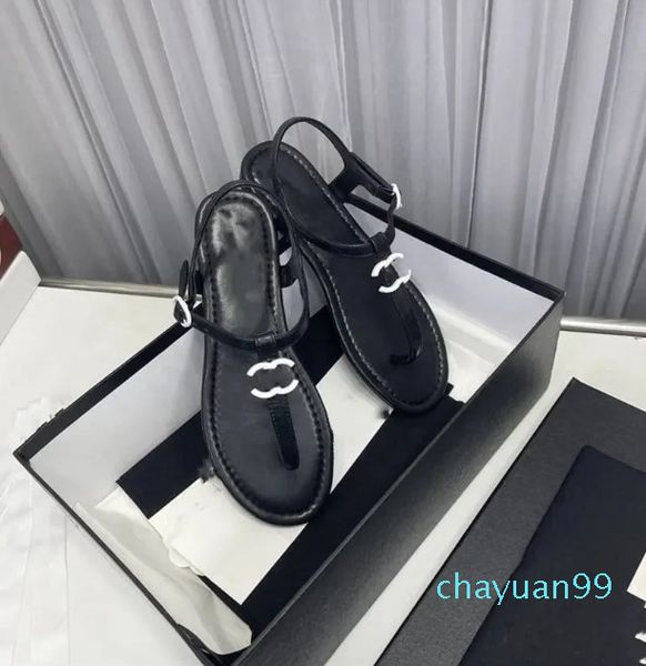 sandals summer women 2023 channel luxury brand business dress wedding party leather casual flat heel slippers, Black
sandals summer women 2023 channel luxury brand business dress wedding party leather casual flat heel slippers, Black
