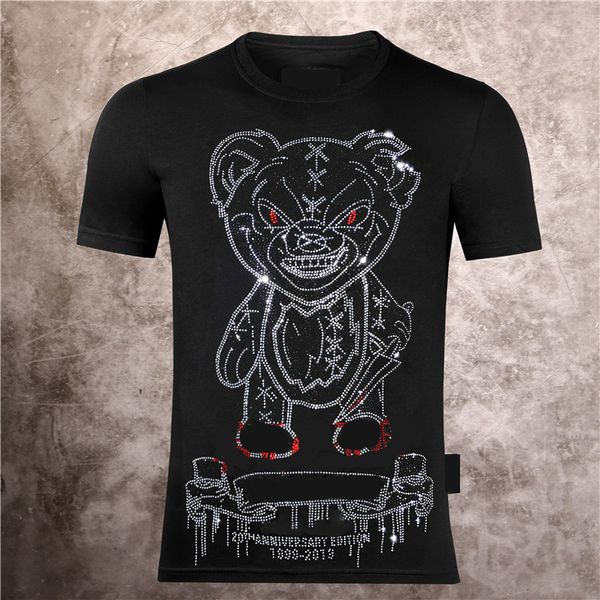 2023ss mens tshirts men designer plein bear skull diamond t shirt short sleeve dollar brown bear brand tee oneck skulls tshirt tees pb #125, White;black
2023ss mens tshirts men designer plein bear skull diamond t shirt short sleeve dollar brown bear brand tee oneck skulls tshirt tees pb #125, White;black