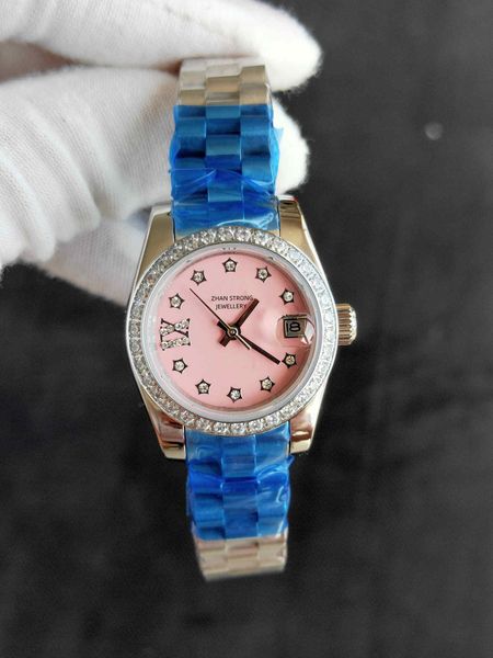 31mm women's watches pink face diamond bezel automatic mechanical woman watches star number fashion dress designer women wristwatches s, Slivery;golden
31mm women's watches pink face diamond bezel automatic mechanical woman watches star number fashion dress designer women wristwatches s, Slivery;golden