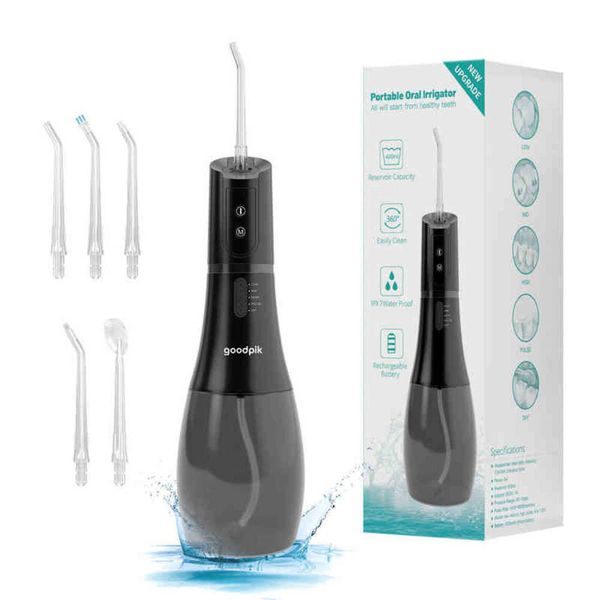 cordless water flosser teeth cleaner with 5 diy modes and 6 tips ipx8 proof detachable 400ml tank for travel 220601
cordless water flosser teeth cleaner with 5 diy modes and 6 tips ipx8 proof detachable 400ml tank for travel 220601