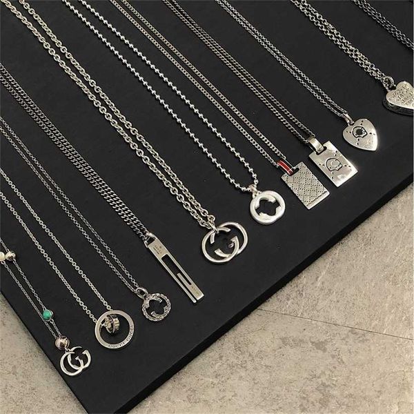 2023 designer new fashion jewelry sterling silver necklace for male female couples large double skeleton flower and key tiger pendant
2023 designer new fashion jewelry sterling silver necklace for male female couples large double skeleton flower and key tiger pendant