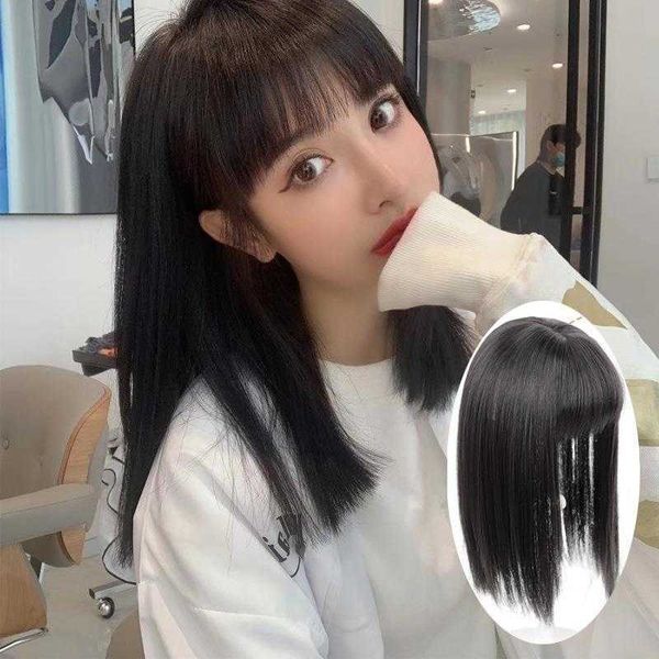 hair supplementing piece female artificial head invisible natural one cover, Black;brown
hair supplementing piece female artificial head invisible natural one cover, Black;brown