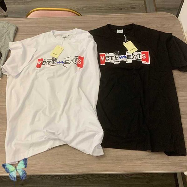 vetements t-shirt paper cut letter printed embroidered short sleeve men women oversized vtm t shirts 0318, White;black
vetements t-shirt paper cut letter printed embroidered short sleeve men women oversized vtm t shirts 0318, White;black