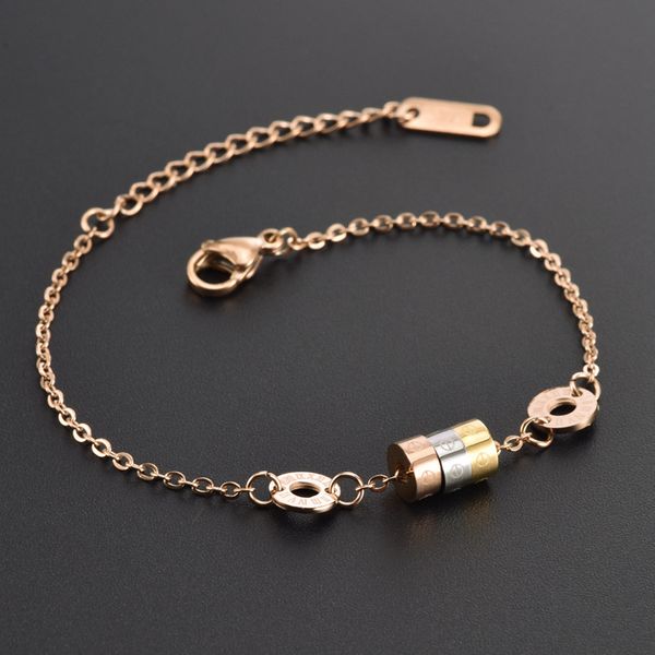 3 color good lucky beads charm bracelet rose gold plated stainless steel jewelry women gift, Golden;silver
3 color good lucky beads charm bracelet rose gold plated stainless steel jewelry women gift, Golden;silver