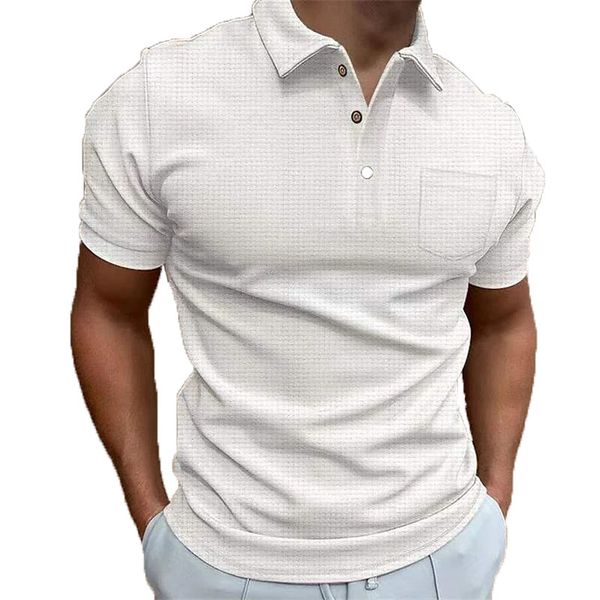 designer mens polo summer waffle polos men's shirt short sleeve button t-shirt luxury business casual polos plus size 3xl pullover dhga, White;black
designer mens polo summer waffle polos men's shirt short sleeve button t-shirt luxury business casual polos plus size 3xl pullover dhga, White;black