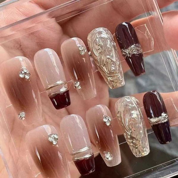 false nails hand wearing nail autumn winter ins amber new powder blusher enhancement false long removable 230318, Red;gold
false nails hand wearing nail autumn winter ins amber new powder blusher enhancement false long removable 230318, Red;gold