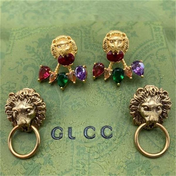 2023 designer new fashion jewelry family earrings gujia year brass tiger head color diamond earrings, simple accessories for women, Golden
2023 designer new fashion jewelry family earrings gujia year brass tiger head color diamond earrings, simple accessories for women, Golden