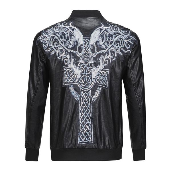 plein-brand cross men's furs pp skull embroidery leather fur jacket thick baseball collar jacket coat motorcycle, Black
plein-brand cross men's furs pp skull embroidery leather fur jacket thick baseball collar jacket coat motorcycle, Black