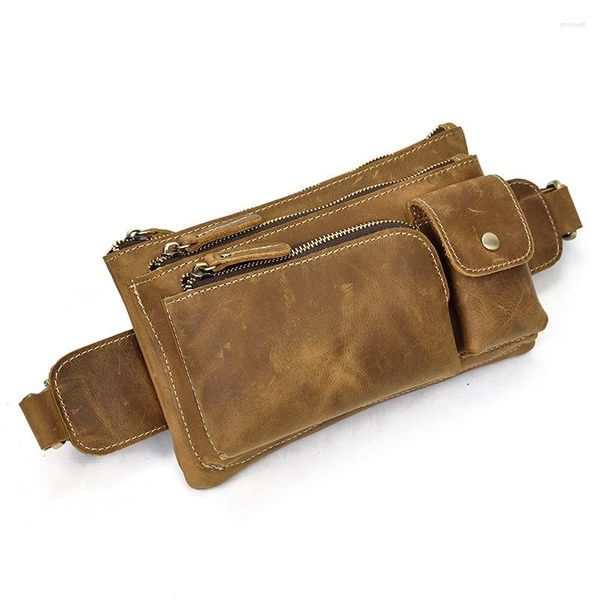 waist bags european and american men's leather chest bag retro crazy horse leisure sports messenger mobile phone
waist bags european and american men's leather chest bag retro crazy horse leisure sports messenger mobile phone