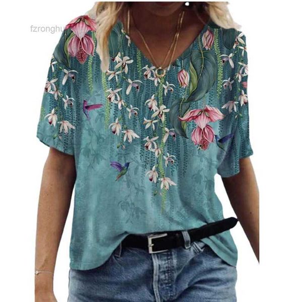 women's t-shirt 2021 summer new short sleeve flower oil painting print 489e womens t shirts women cotton blouse, White
women's t-shirt 2021 summer new short sleeve flower oil painting print 489e womens t shirts women cotton blouse, White