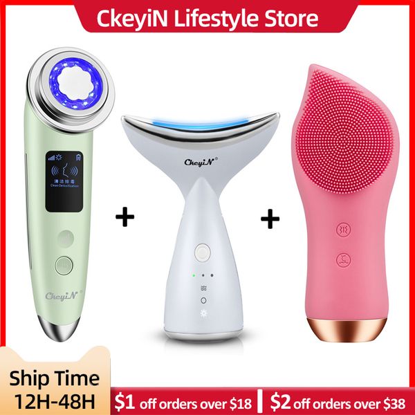 face care devices ckeyin led p on beauty device ems neck massager electric ultrasonic cleanser massage lifting firming skin 230317
face care devices ckeyin led p on beauty device ems neck massager electric ultrasonic cleanser massage lifting firming skin 230317