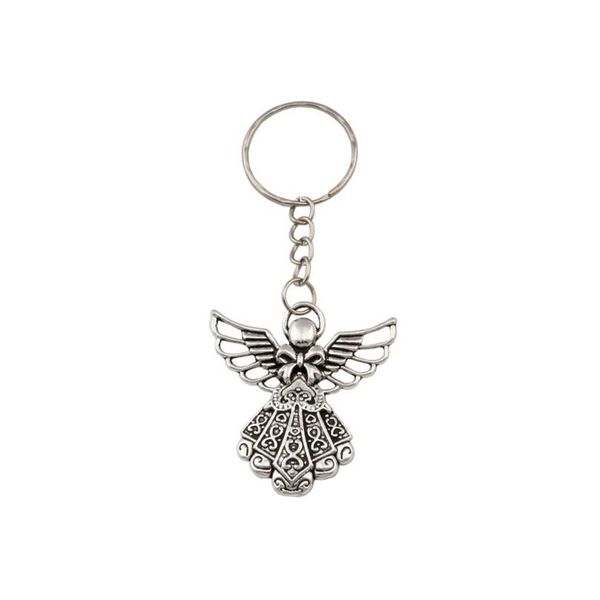 30pcs antique silver alloy angel band chain key ring travel protection diy jewelry270n
30pcs antique silver alloy angel band chain key ring travel protection diy jewelry270n