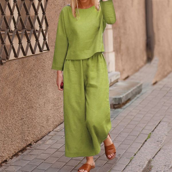 womens two piece pants linen solid cotton suit fashion color comfortable laceup suits sets uits for work casual 230317, White
womens two piece pants linen solid cotton suit fashion color comfortable laceup suits sets uits for work casual 230317, White