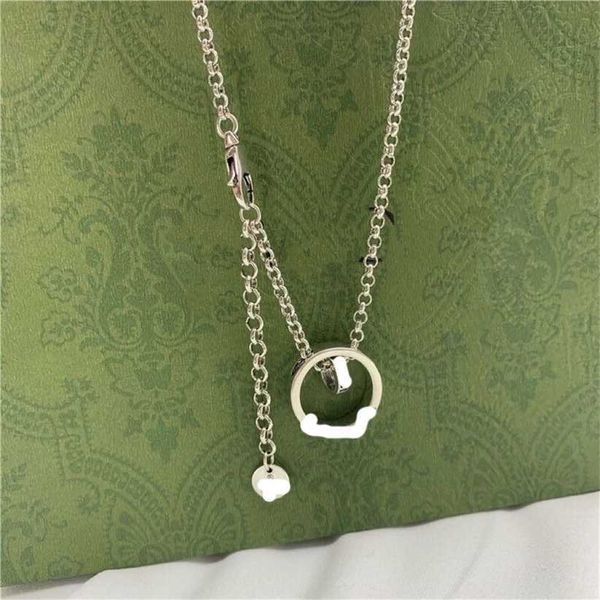 2023 designer new gujia fashion love fearless ring necklace double g couple titanium steel colorless hip hop transfer beads two in one, Black
2023 designer new gujia fashion love fearless ring necklace double g couple titanium steel colorless hip hop transfer beads two in one, Black