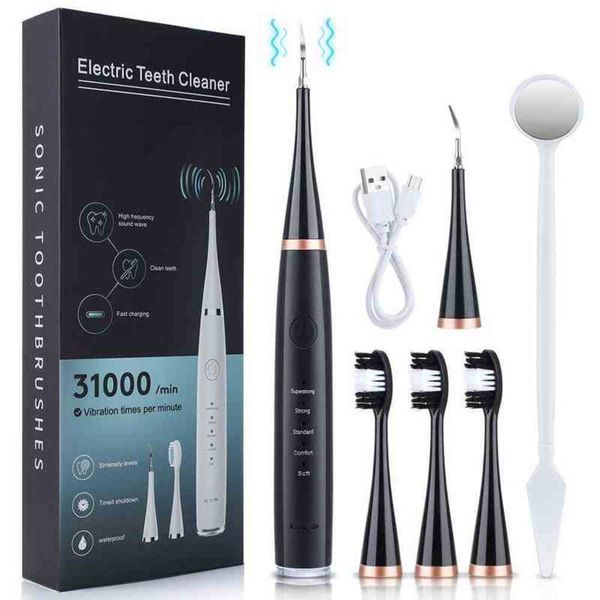 explosive electric tooth cleaner six in one brush set portable stone removal and beauty instrument 220627
explosive electric tooth cleaner six in one brush set portable stone removal and beauty instrument 220627