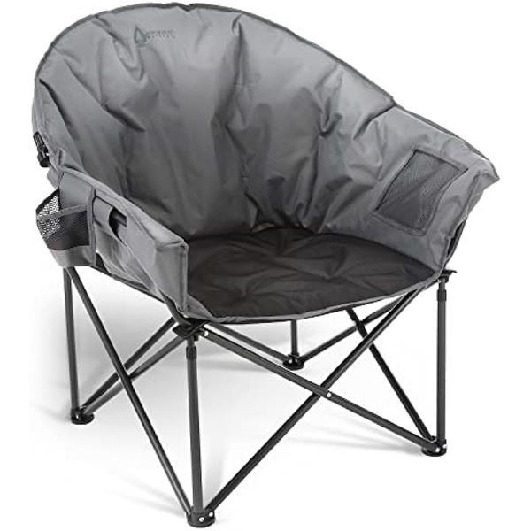 arrowhead outdoor oversized heavy duty club folding camping chair w/external pocket cup holder portable padded moon round saucer supports 33
arrowhead outdoor oversized heavy duty club folding camping chair w/external pocket cup holder portable padded moon round saucer supports 33