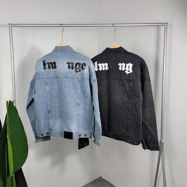 men's jacket designer baseball jackets angel letter print washed denim coat street fashion casual cardigan versatile men women button s, Black;brown
men's jacket designer baseball jackets angel letter print washed denim coat street fashion casual cardigan versatile men women button s, Black;brown