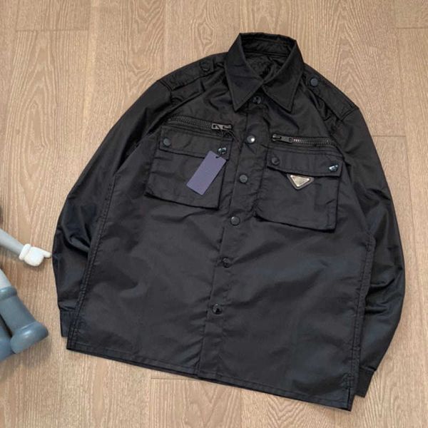 mens zipper jacket designer jackets fashion metal triangle nylon cardigan coat men women stand-up collar pocket tooling coats, Black;brown
mens zipper jacket designer jackets fashion metal triangle nylon cardigan coat men women stand-up collar pocket tooling coats, Black;brown