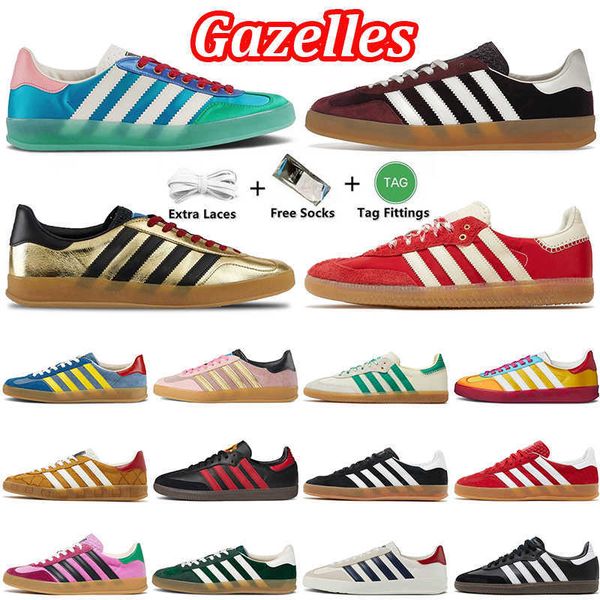 2023 designer samba gazelle sneakers shoes light blue suede wales bonner cream green for mens women casual flats
2023 designer samba gazelle sneakers shoes light blue suede wales bonner cream green for mens women casual flats