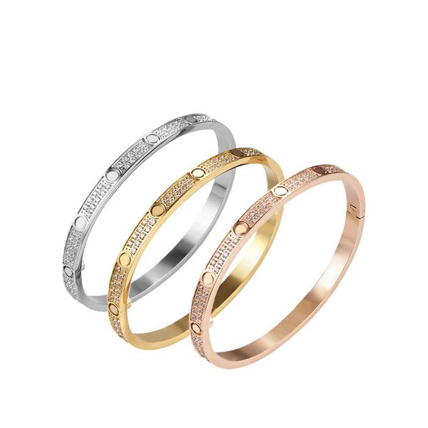 diamond bracelet designer gold bangel for mens womens luxury designer jewelry stainless steel charm cuff silver rose love bracelets, White
diamond bracelet designer gold bangel for mens womens luxury designer jewelry stainless steel charm cuff silver rose love bracelets, White