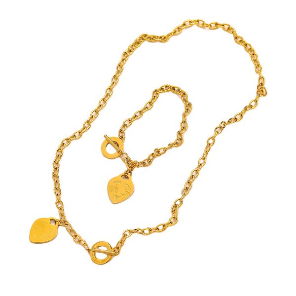 designer love necklace bracelet set jewelry sets brand girl gift jewelry stamp stainless steel chain bracelet chain necklace non fading wate, Silver
designer love necklace bracelet set jewelry sets brand girl gift jewelry stamp stainless steel chain bracelet chain necklace non fading wate, Silver