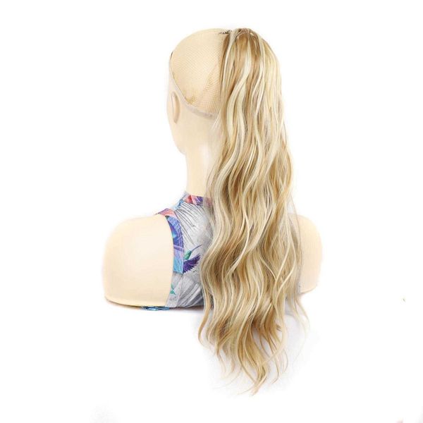 wig womens long hair ponytail water ripple curly small jaw clip chemical fiber, Black
wig womens long hair ponytail water ripple curly small jaw clip chemical fiber, Black